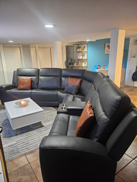 Windsor Reserve™ Power Leather Sectional | Arno Home