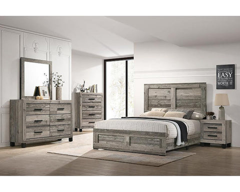 Arno Contemporary Queen White Bedroom Set