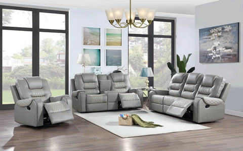 Grey recliner sofa