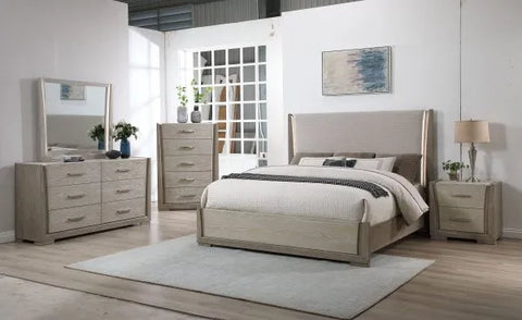 Modern 5 Pc LED  King Bedroom Set