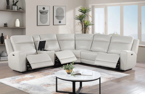 Power reclining sectional sofa