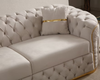Heritage Gold Living Room Sofa
